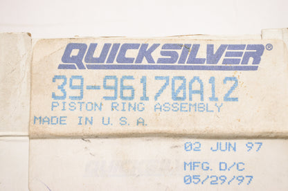 New OEM Quicksilver Piston Ring Set Qty 12 NOS