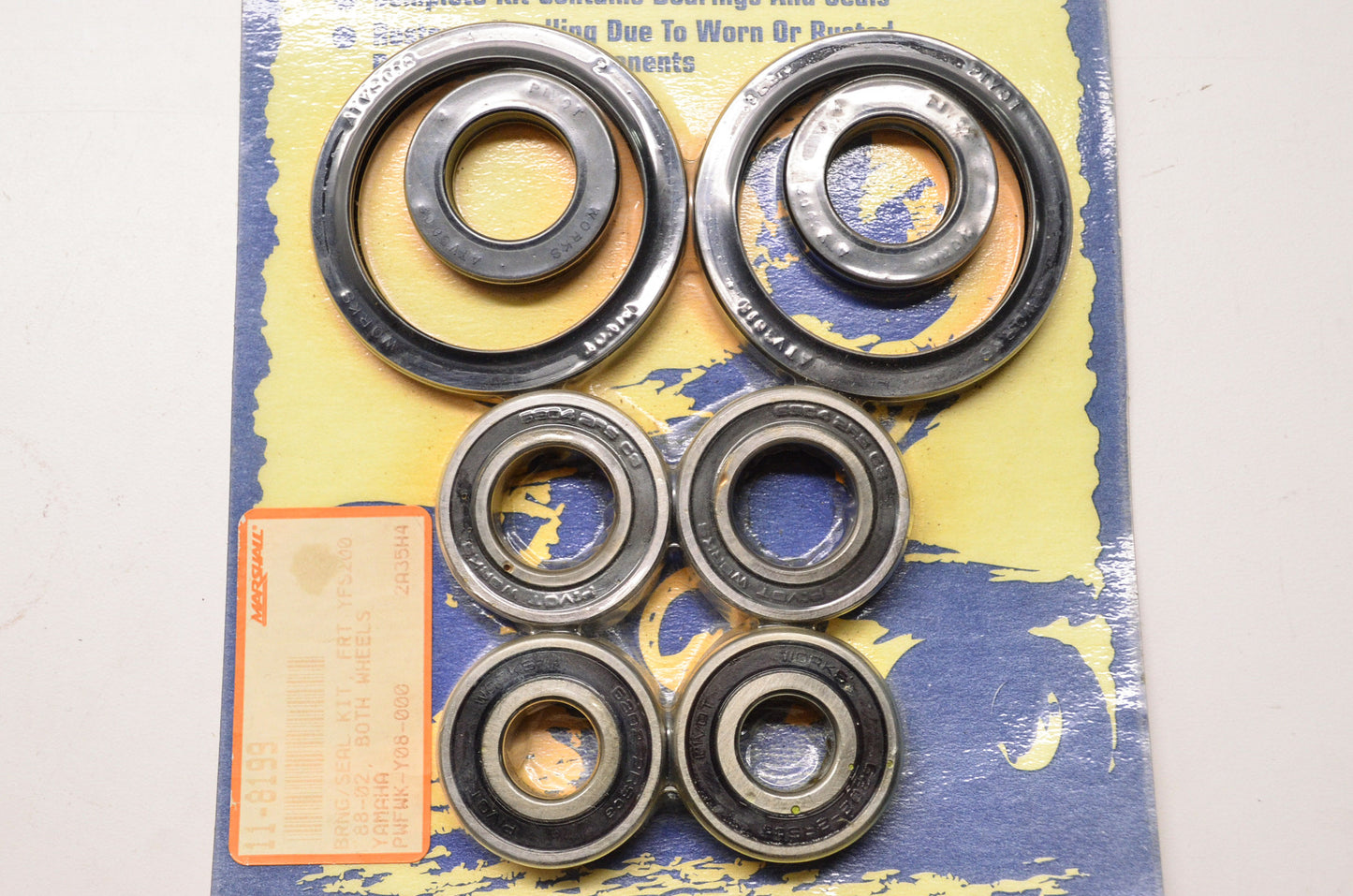 New Pivot Works Front Wheel Bearing Kit Both Wheels 88-02 Yamaha Blaster YFS200