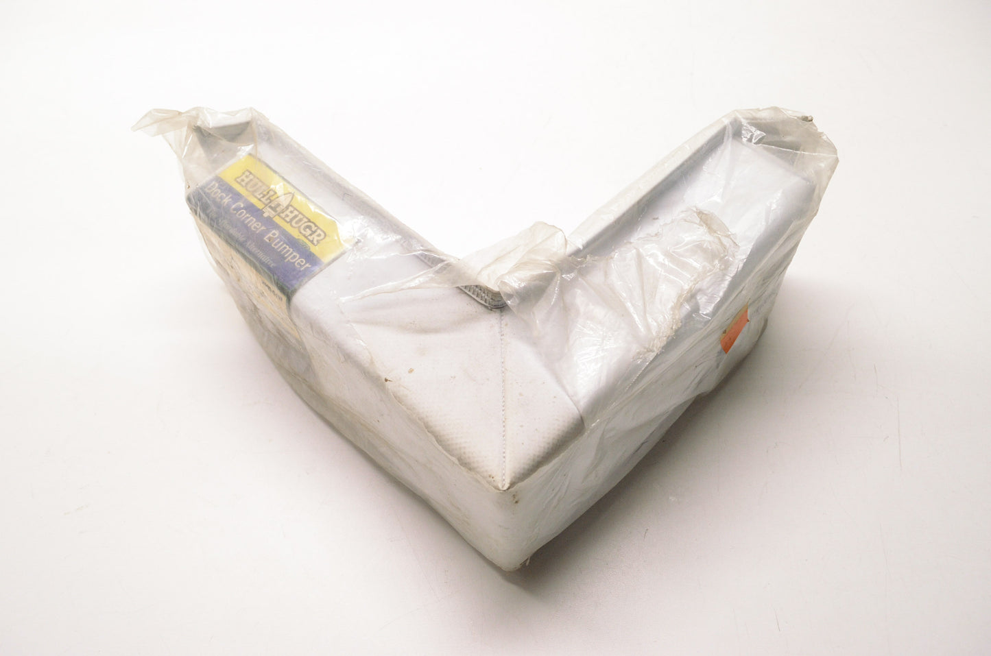 Kwik Tek Hull Hugr White Dock Corner Bumper 10x10x4x2-1/2' NOS