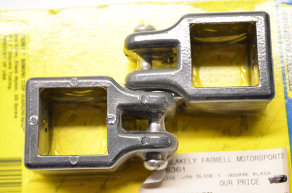 Bimini Top Hardware Black Nylon Jaw Slide for 1' Square Tubing Qty 2 NOS