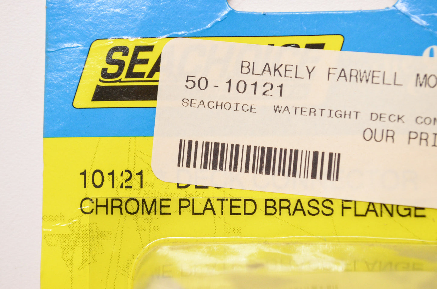 New Seachoice Products Chrome Plated Waterproof Deck Connector NOS