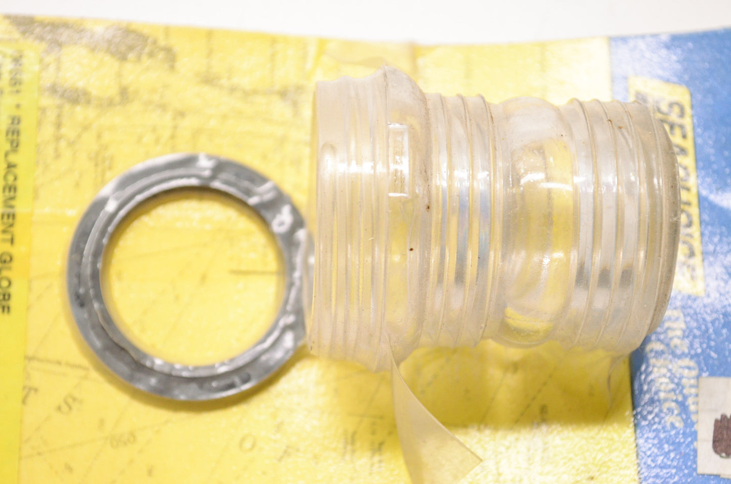 New Seachoice Products Clear Replacement Globe 2-1/2' Perko NOS