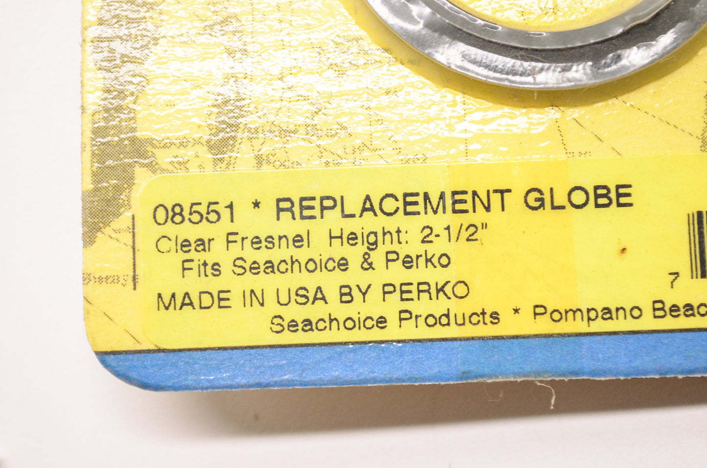 New Seachoice Products Clear Replacement Globe 2-1/2' Perko NOS