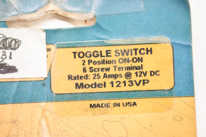 New Seachoice Products Toggle Switch 2 Position On-On 6 Screw Terminal 12 V DC 2