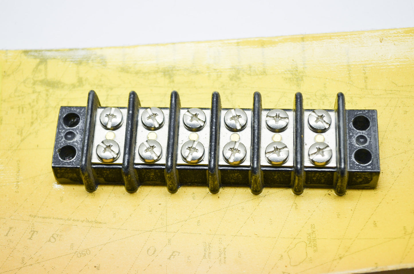 New Seachoice Products 6 Gang Terminal Block NOS