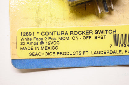 New Seachoice Products Contura Rocker Switch 2 Position Momentary On-Off NOS