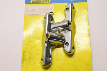 Chrome Plated Zamak Oarlock Sockets Qty 2 NOS