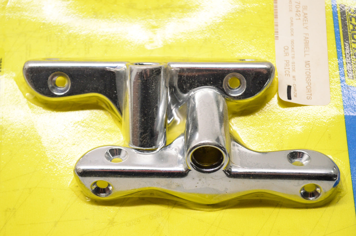 Chrome Plated Zamak Oarlock Sockets Qty 2 NOS
