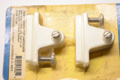 New Seachoice Products Bimini Top Hardware Deck Hinge w/ Slide Lock Right Left Q