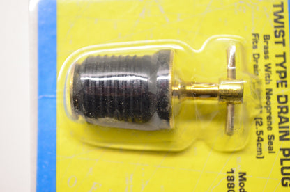 New Seachoice Products Twist Type Drain Plug for 1' Drain Tube NOS