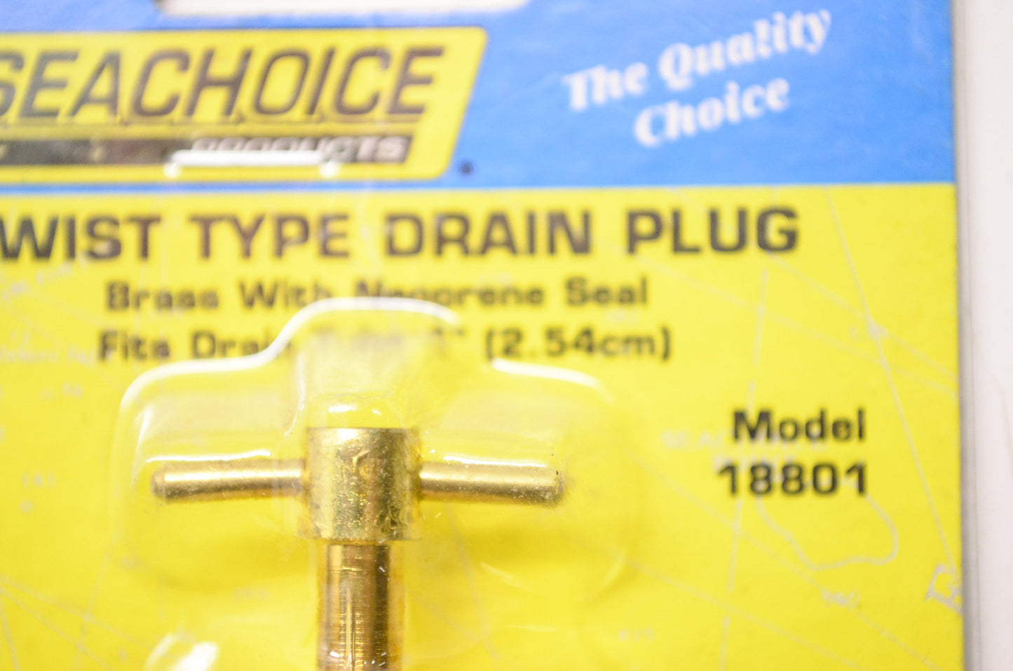 New Seachoice Products Twist Type Drain Plug for 1' Drain Tube NOS