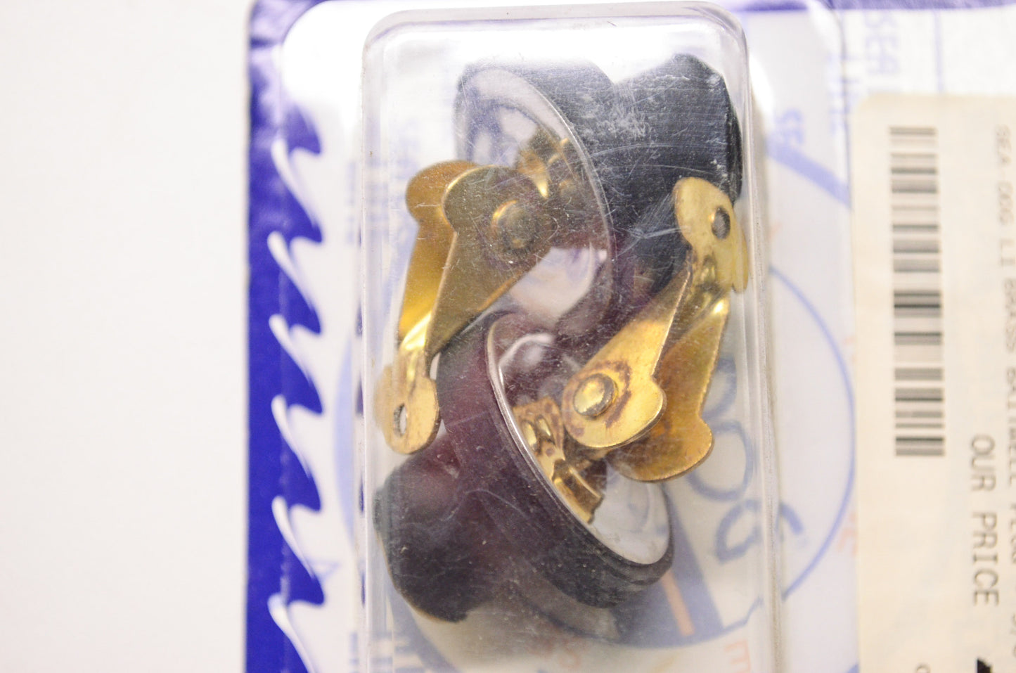 Brass Neoprene Baitwell Plug 5/8' Qty 2 NOS