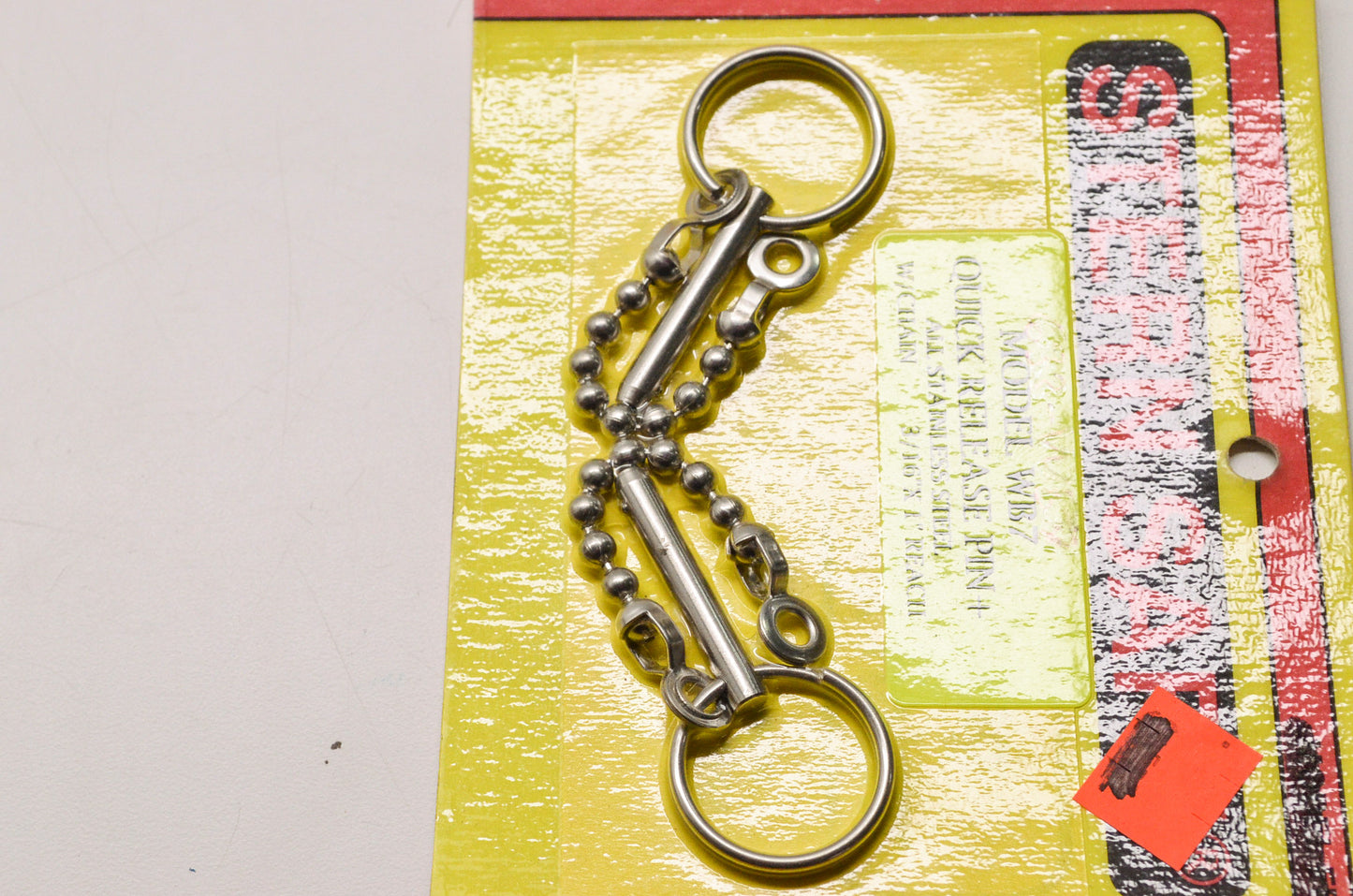 New Stern Safe Stainless Steel Quick Release Pin w/ Chain 3/16'x1' Reach Qty 2 N