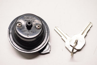 New Perko Black Plastic Locking Fuel Cap w/ Gasket NOS