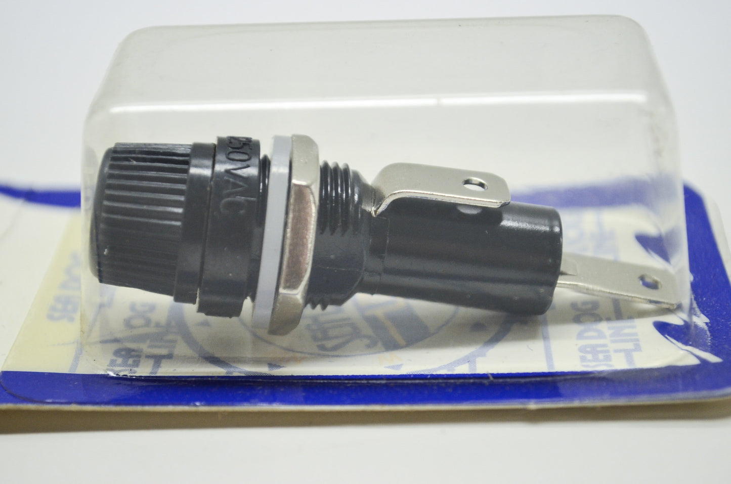 New Sea-Dog Line Spade Terminal Fuse Holder 10 Amp AGC 7/16' x 19/32' NOS