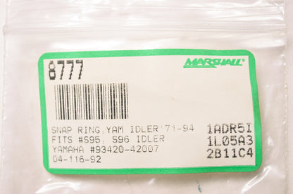 New Marshall Snap Ring Yamaha Idler S95 S96 NOS