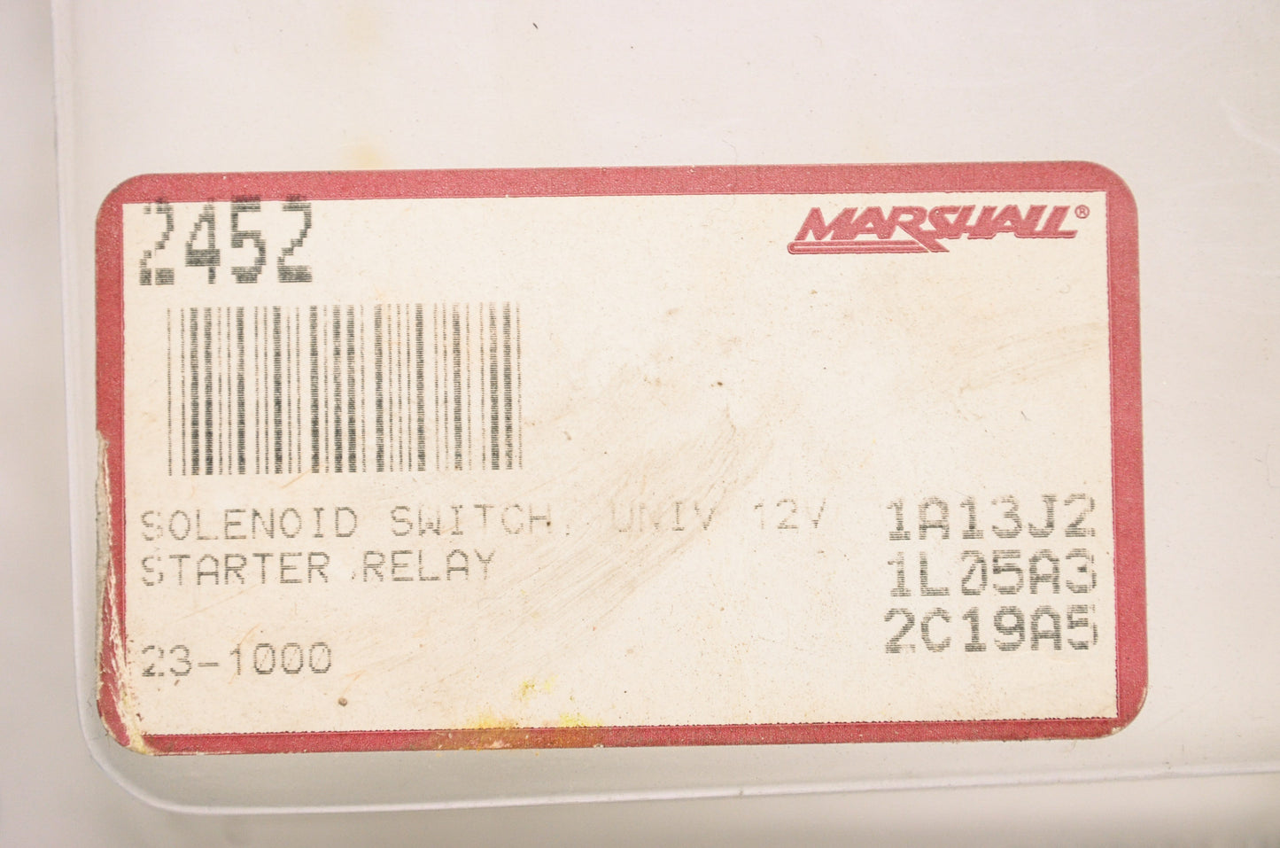 Universal Solenod Switch 12 V Starter Relay Kit NOS