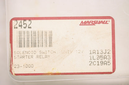 Universal Solenod Switch 12 V Starter Relay Kit NOS