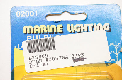 New Brite-Up Marine Lighting 3057NA Bulb Qty 2 NOS