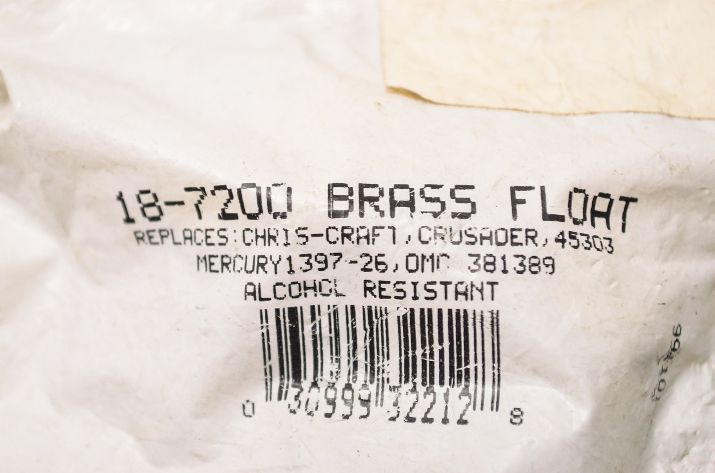 Brass Float NOS
