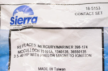 New Sierra Contact Set NOS