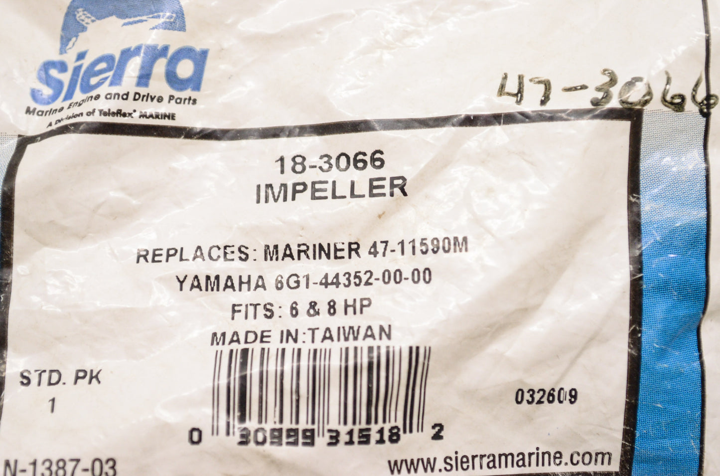 New Sierra Impeller 6 & 8 HP NOS
