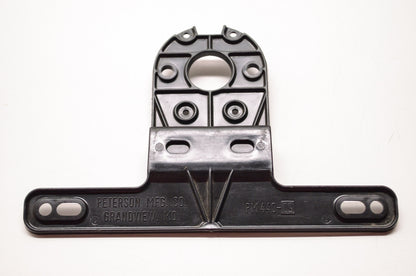 New Peterson Manufacturing Black Universal License Bracket NOS