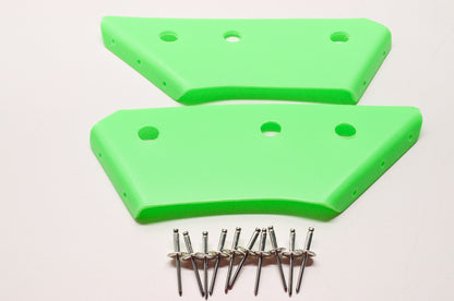 Neon Green Foot Shield Kit Arctic Cat 95 Z440 95-96 ZRT NOS