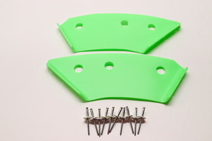 Neon Green Foot Shield Kit Arctic Cat 95 Z440 95-96 ZRT NOS