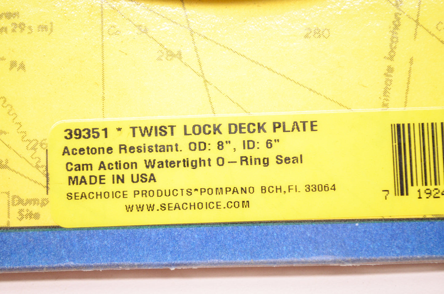 New Seachoice Products Twist Lock Deck Plate NOS