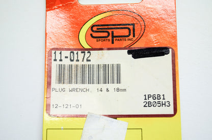 Spark Plug Wrench 14mm 18mm NOS
