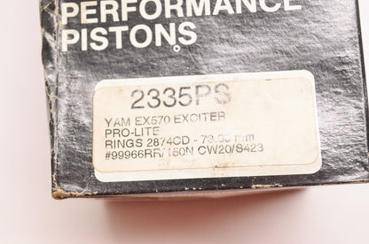 Wiseco 2335PS, 2335M07300, 2874CD, CW20, S423 Piston Rings Kit Yamaha Exciter Pr