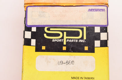 SPI 09-660, 9660PS Piston Kit 74-80 Rockwell Cuyuna NOS