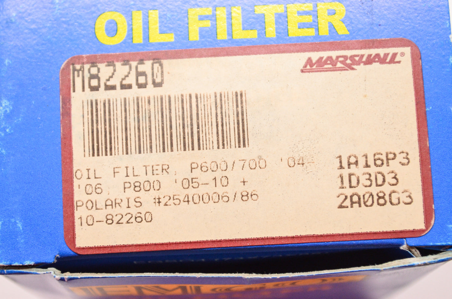 New Emgo Spin On Cartridge Oil Filter NOS