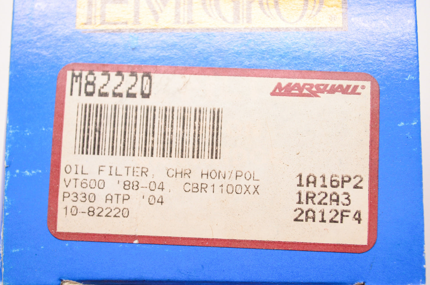 New Emgo Chrome Spin On Cartridge Oil Filter CHR NOS