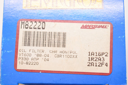 New Emgo Chrome Spin On Cartridge Oil Filter CHR NOS