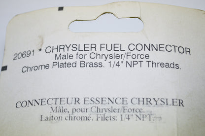 Chrysler Fuel Connector 1/4' NOS