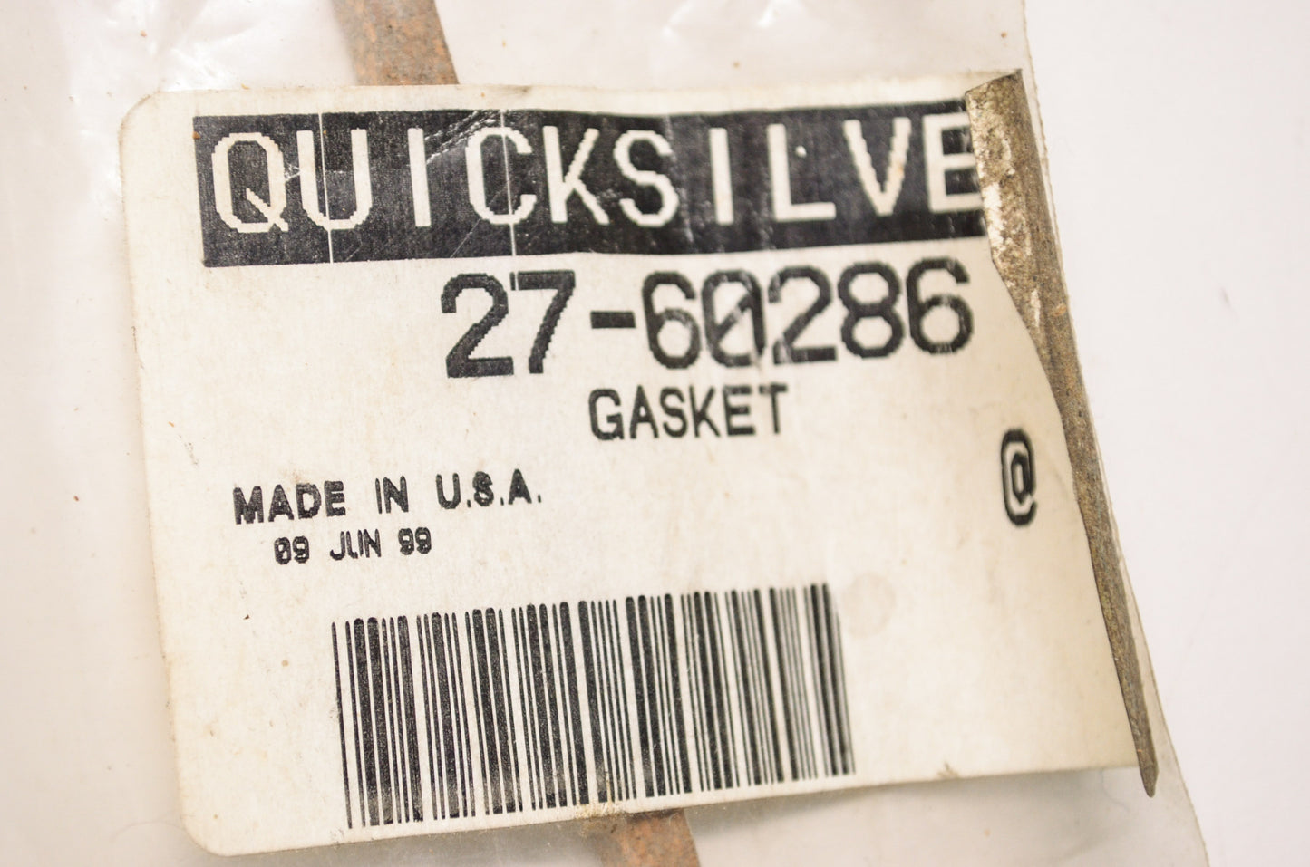 Quicksilver 27-60286 Mercury Marine Gasket NOS