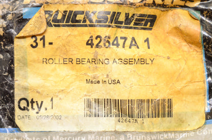 New OEM Quicksilver Mercury Marine Roller Bearing Assembly NOS