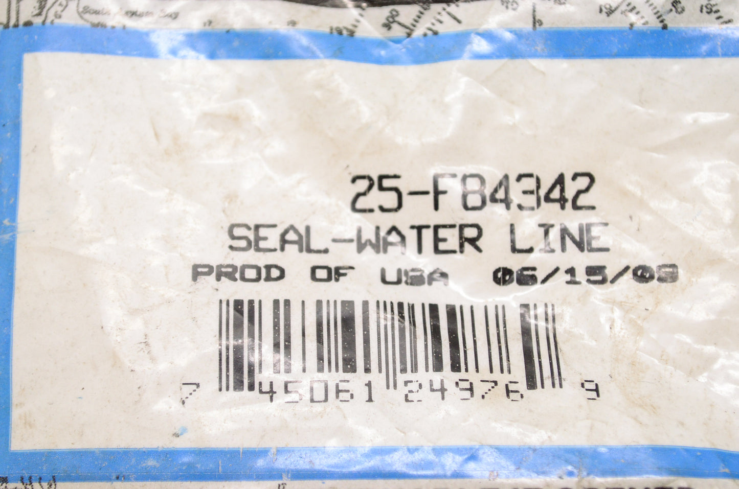 New OEM Quicksilver Mercury Marine Water Line Seal NOS