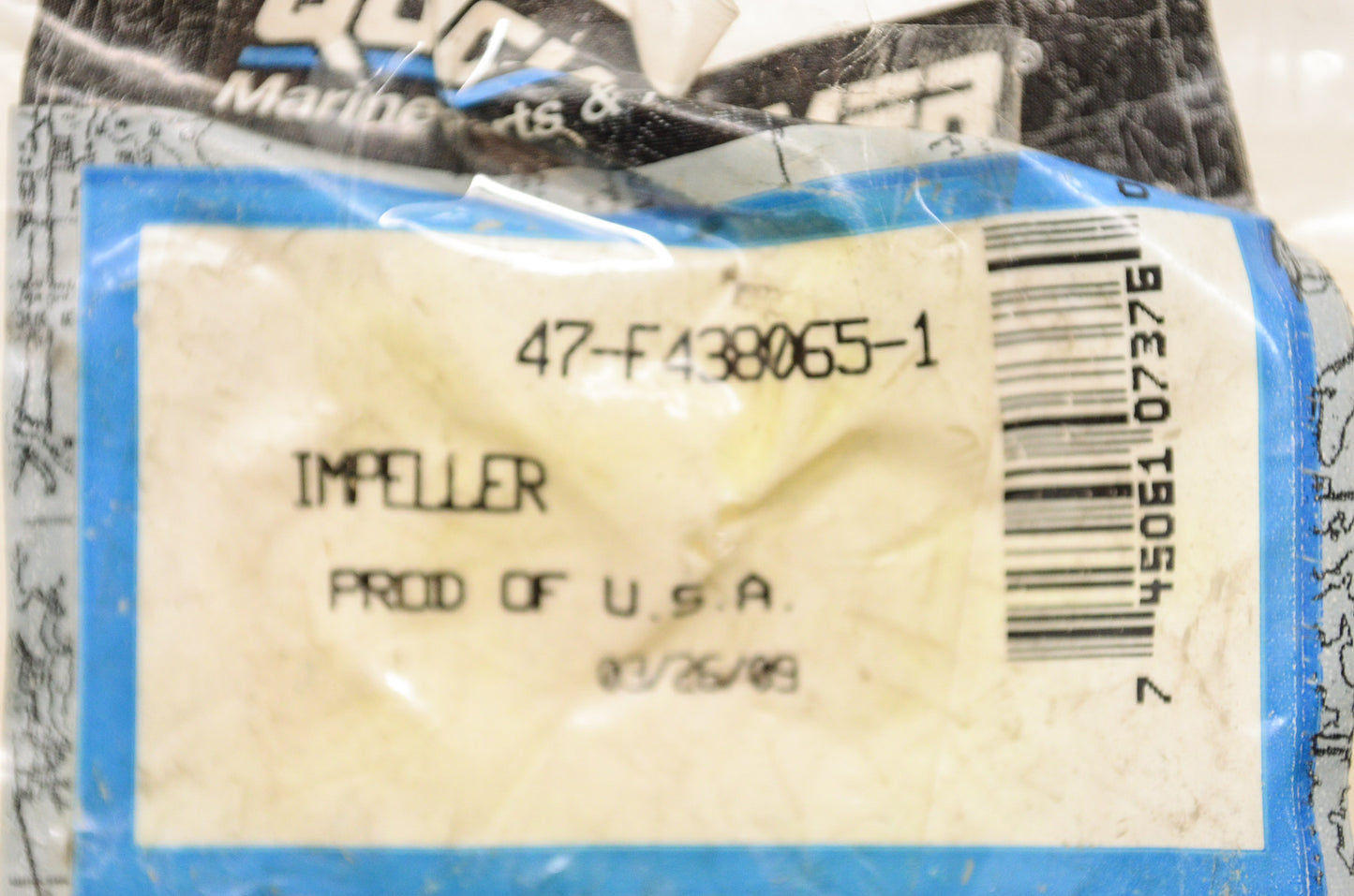 New OEM Quicksilver Mercury Marine Impeller NOS