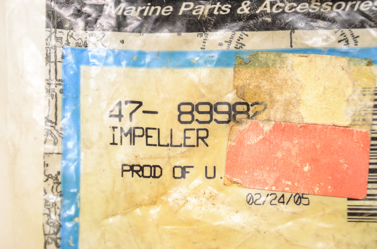 New OEM Quicksilver Mercury Marine Impeller NOS