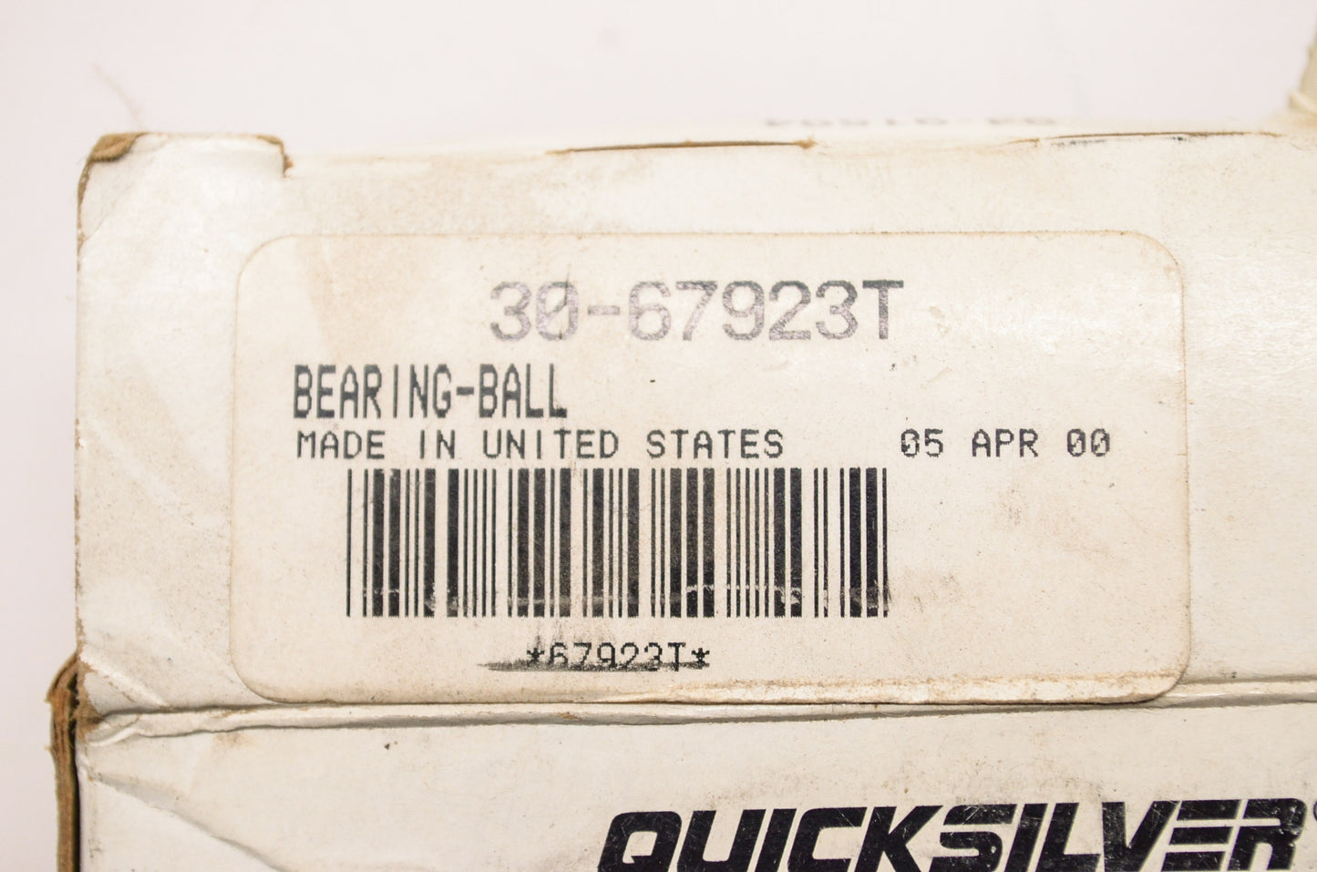 New OEM Quicksilver Mercury Marine Ball Bearing NOS