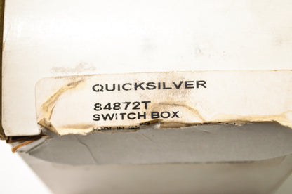 Quicksilver 84872T Mercury Marine Switch Box NOS