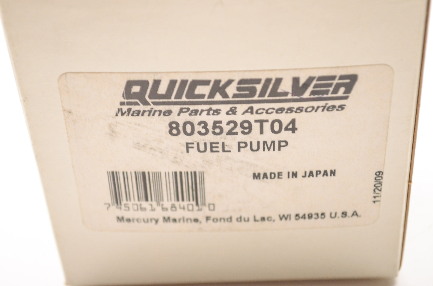 New OEM Quicksilver Mercury Marine Fuel Pump NOS
