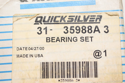 Quicksilver 31-35988A 3 Mercury Marine Bearing Set NOS