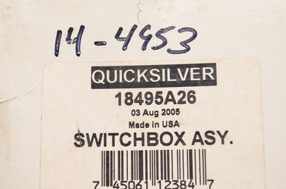 Quicksilver Mercury Marine Switchbox Assembly