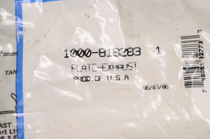 New OEM Quicksilver Mercury Marine Exhaust Port Plate NOS