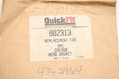 New QuickFit Quicksilver Mercury Marine Head Gasket NOS