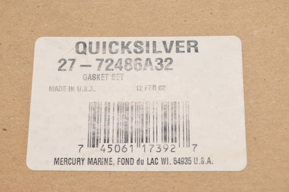 New OEM Quicksilver Mercury Marine Gasket Kit NOS